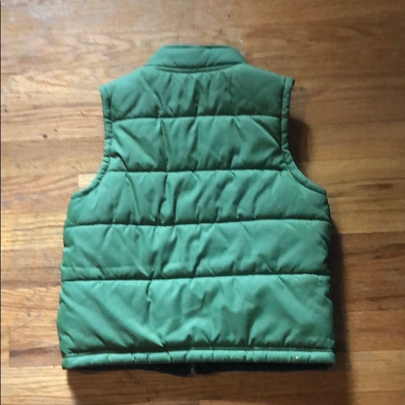 Green Gymboree puffer vest size 5 - Picture 3 of 3
